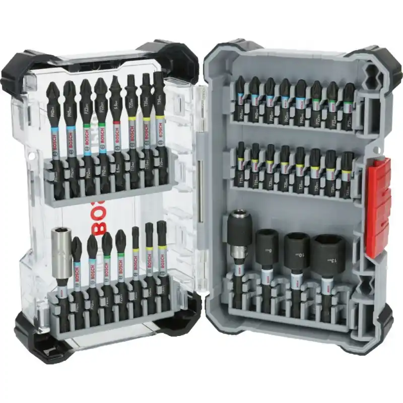 Beliebt BOSCH PRO Impact Schrauberbit-Set, mit Aufsteller, 6 x 36-tlg. 2608522517