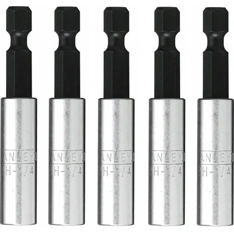 Stanley 1-68-732 Magnetischer Bithalter 1/4" 60mm, 5 Stück Begrenztes Angebot
