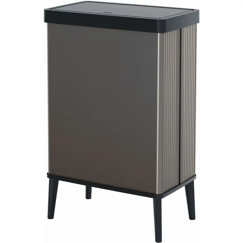 CURVER VERTO HIGH 54L Mülleimer 26,5 x 43,5 x 68,7 cm grau 00394-Y83 Neue Ware