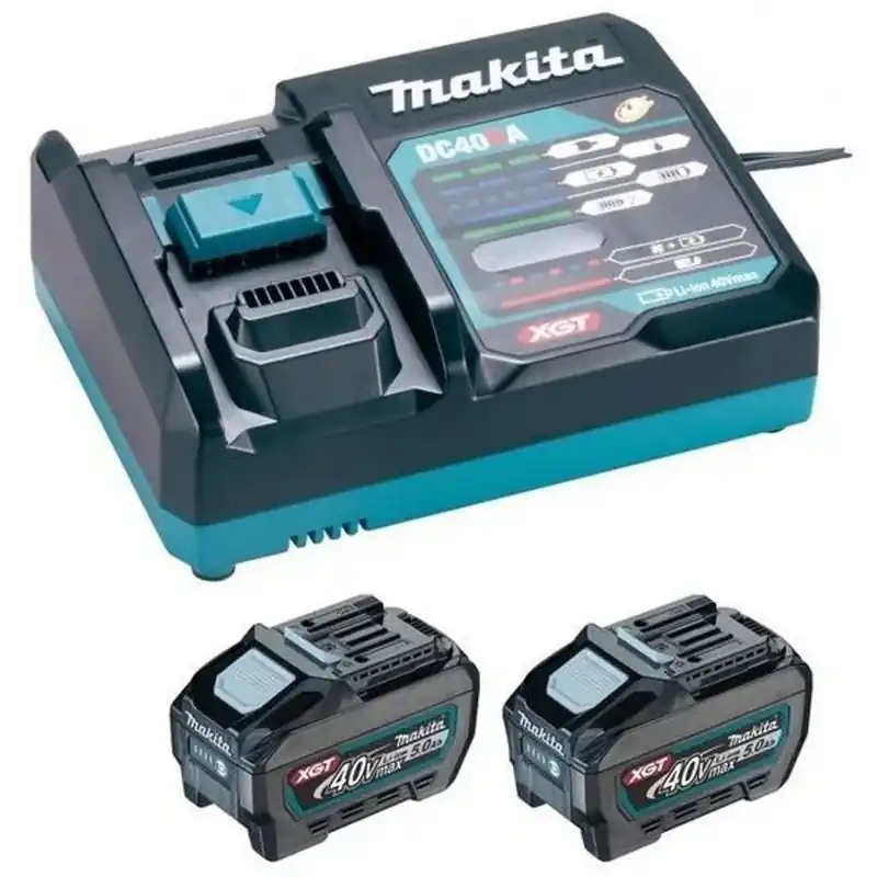 Wochenendangebot Makita 1911V6-0 Power Source-Kit Li-ion XGT 40V 2xBL4050F+1xDC40RA