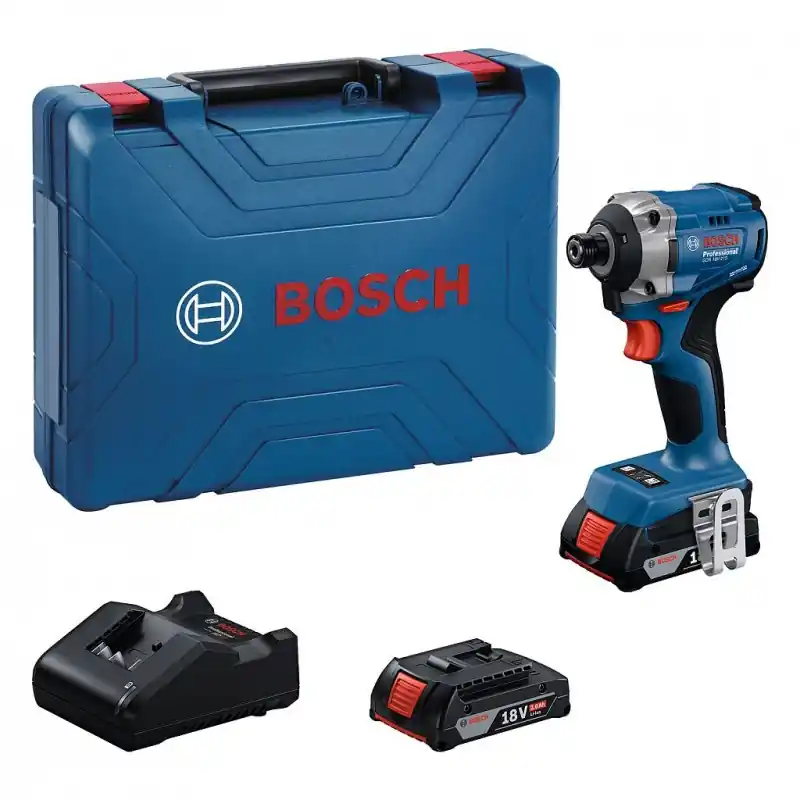 BOSCH GDR 18V-215 PROFESSIONAL Drehschlagschrauber, 2x GBA 2.0Ah, L-BOXX 06019N2022 Preis Gesenkt