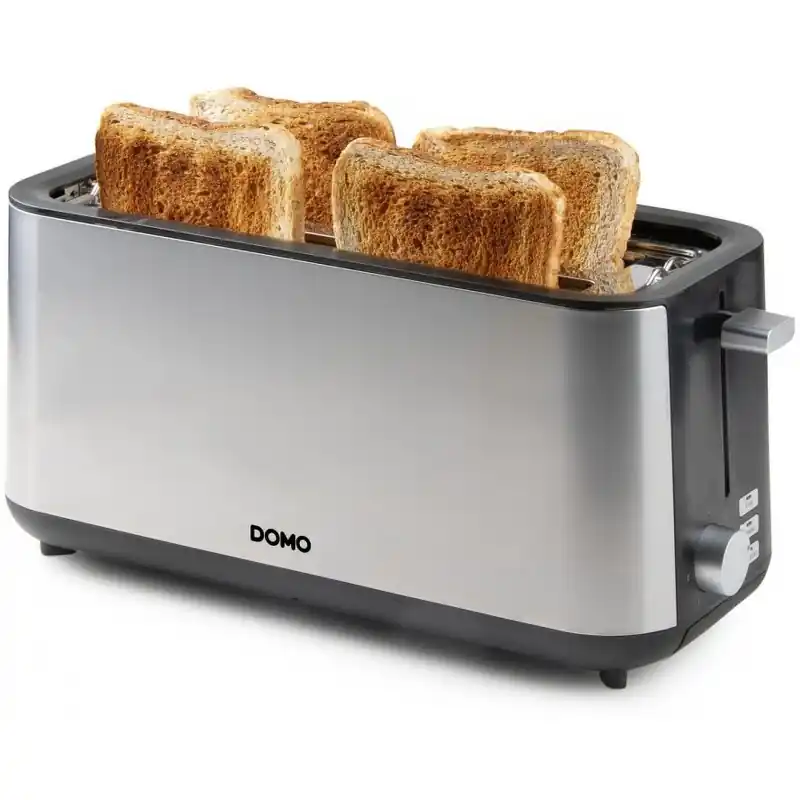 DOMO Toaster Langschlitz, für 4 Toasts DO967T Markenprodukt