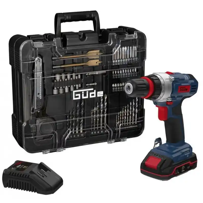 Bestseller GÜDE BS 18 Akku Bohrschrauber - Set 126tlg. 58701