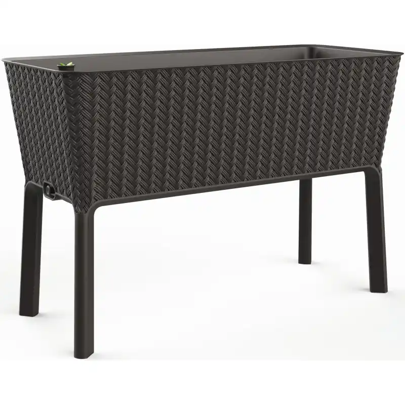 KETER SPLENDOR 120L Hochbeet/Pflanzkasten 114 x 49,3 x 75,7 cm, braun 17211629 Zertifiziert