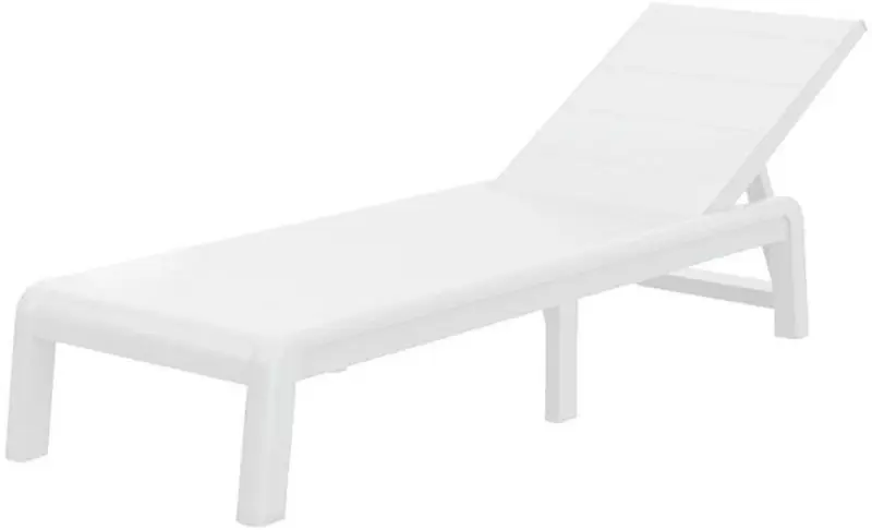 Angebot KETER FORMENTERA Sonnenliege, 187,5 x 58 x 29 cm, weiß 17213632