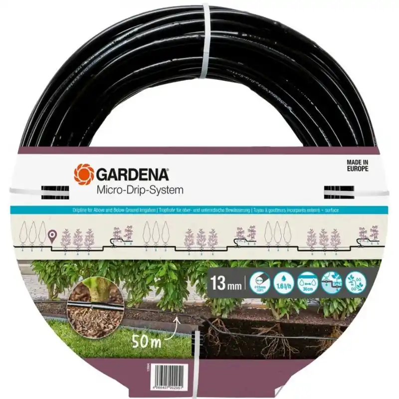 Gardena Micro-Drip-System Erweiterung Tropfrohr 13mm, 50m 13504-20 Online Kaufen