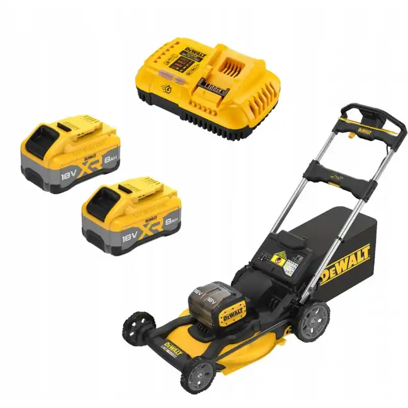 Schneller Versand DeWALT DCMWP134W2-QW Aufsitzrasenmäher 53 cm (18V/2x8,0Ah)