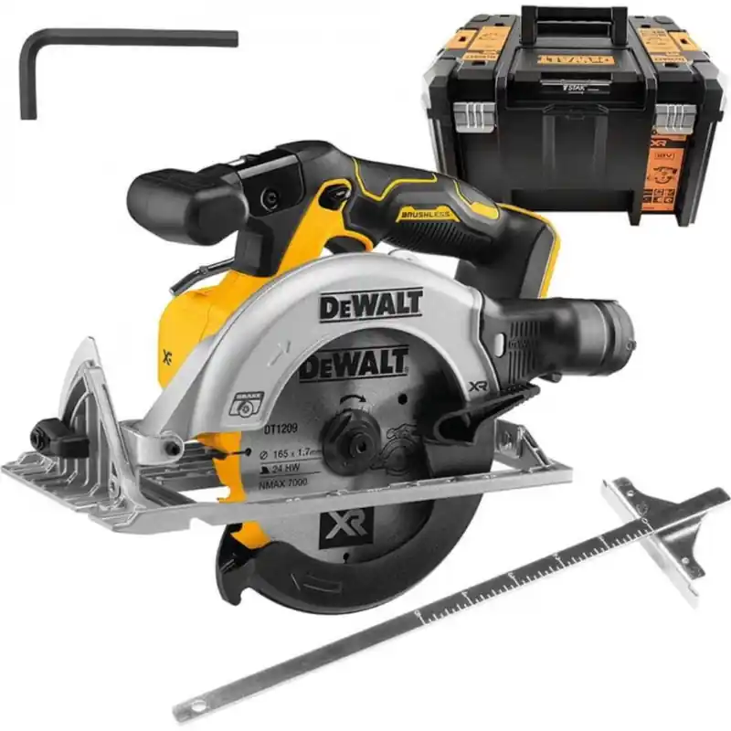 Preiswert DeWALT DCS565NT-QW Akku-Handkreissäge (165mm/18V/ohne akku) Tstak