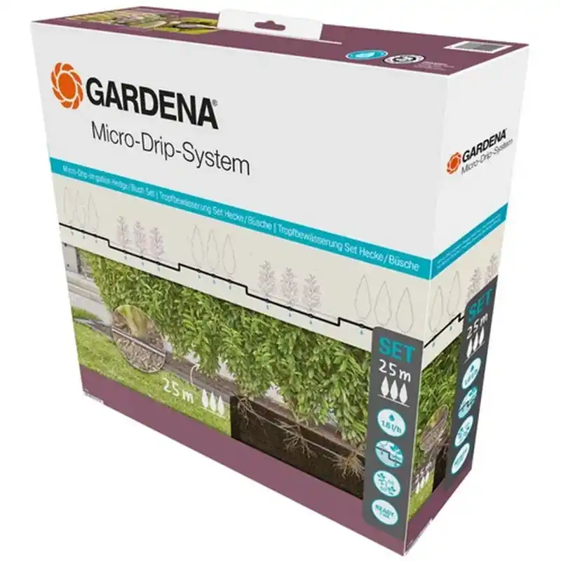 Abverkauf Gardena Micro-Drip-System Hecken-/Strauch-Starter-Set 25 m 13500-20