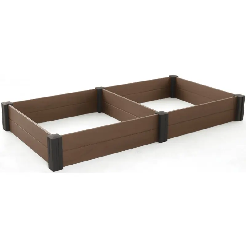 Bestseller KETER VISTA MODULAR DUO Hochbeet, 121,5 x 121,5 x 27 cm (2x), braun 17210708