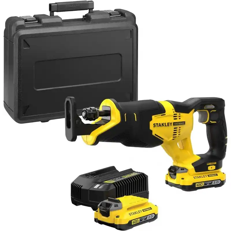 Stanley SFMCS310D2K-QW FatMax V20 Akku-Säbelsäge (18V/2x2,0Ah), Koffer Saisonangebot