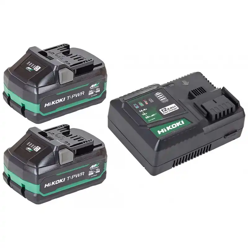Preis Gesenkt HiKOKI UC36YSL2WAZ Druckerhöhungsanlage 2x Multivolt 36V 4.0Ah/18V 8.0Ah Li-Ion+Schnellla