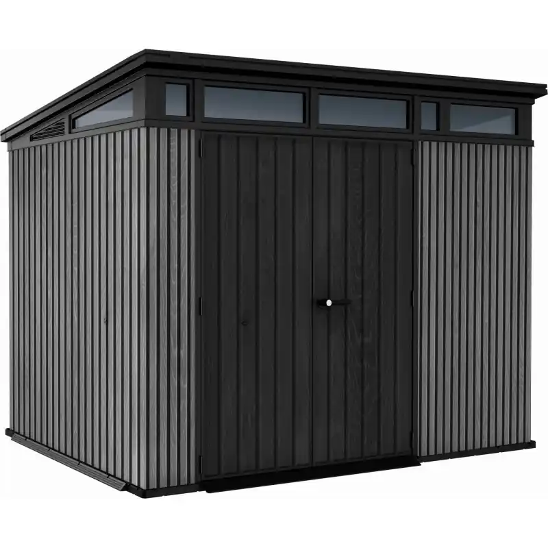 Kracherpreis KETER PENT SIGNATURE VERTICAL 9 x 7 Gerätehaus, 279 x 218 x 226 cm, grau 17213210