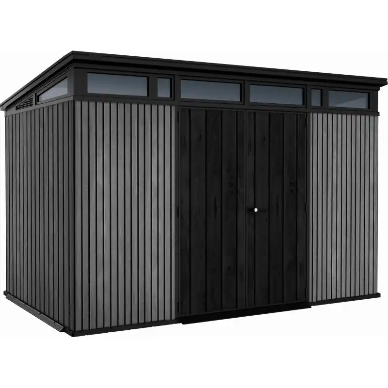 KETER PENT SIGNATURE VERTICAL 11 x 7 Gerätehaus, 342 x 218 x 226 cm, grau 17213276 Begrenztes Angebot
