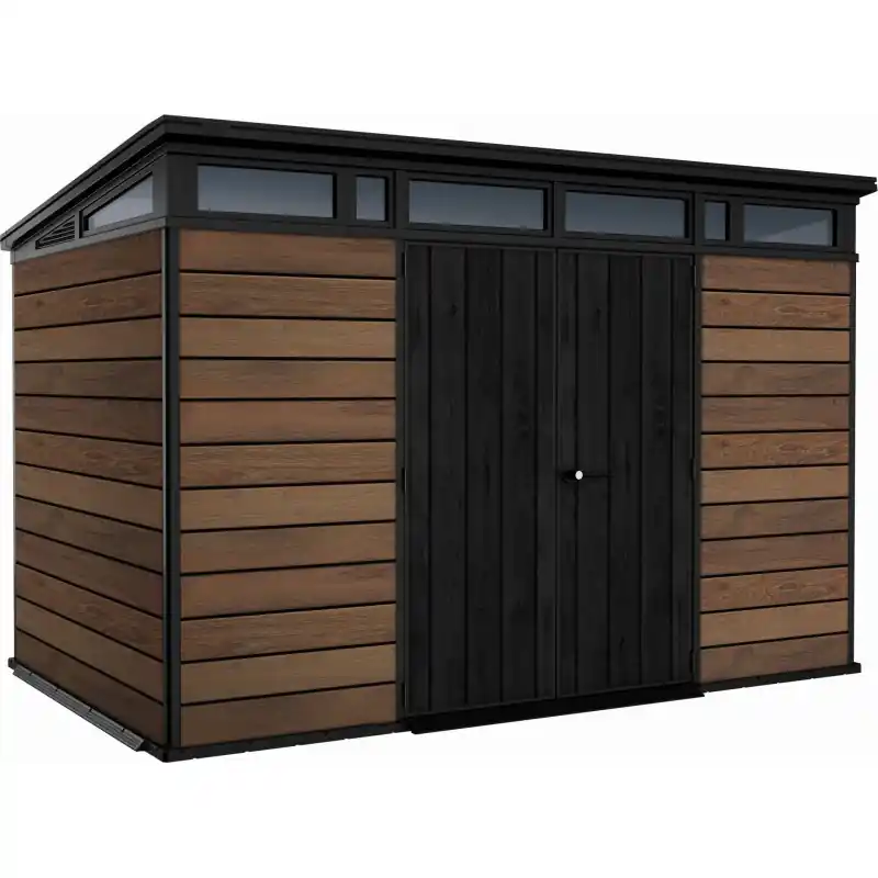 KETER PENT SIGNATURE HORIZONTAL 11 x 7 Gerätehaus, 342 x 218 x 226 cm, Walnuss 17213181 Solange Der Vorrat Reicht