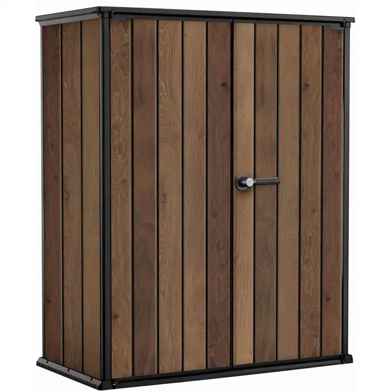 KETER SIGNATURE 1400L Gartenschrank, 140 x 73,6 x 170,4 cm, Walnuss 17212898 Sofort Bestellen