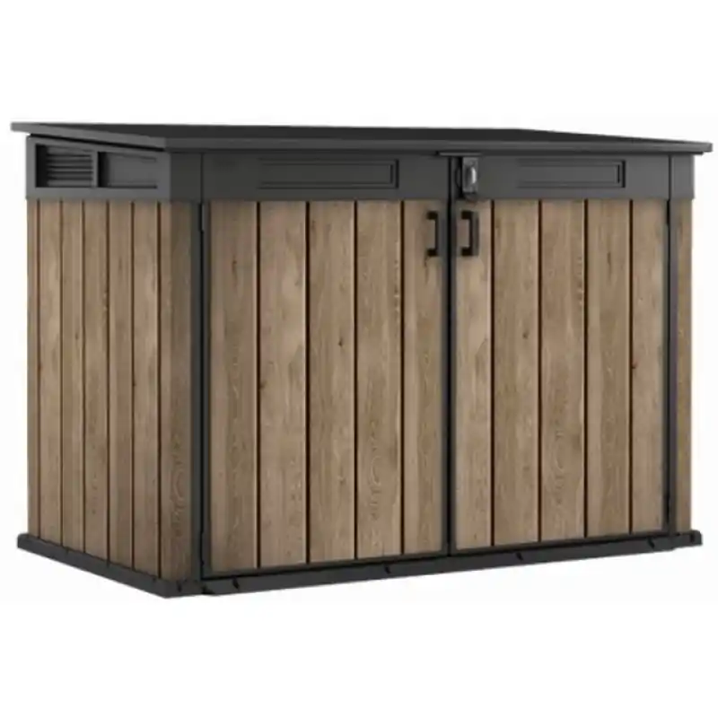 KETER SIGNATURE 2020L Aufbewahrungsschuppen, 190 x 109 x 132,5 cm, ashwood 17213179 Rabatt