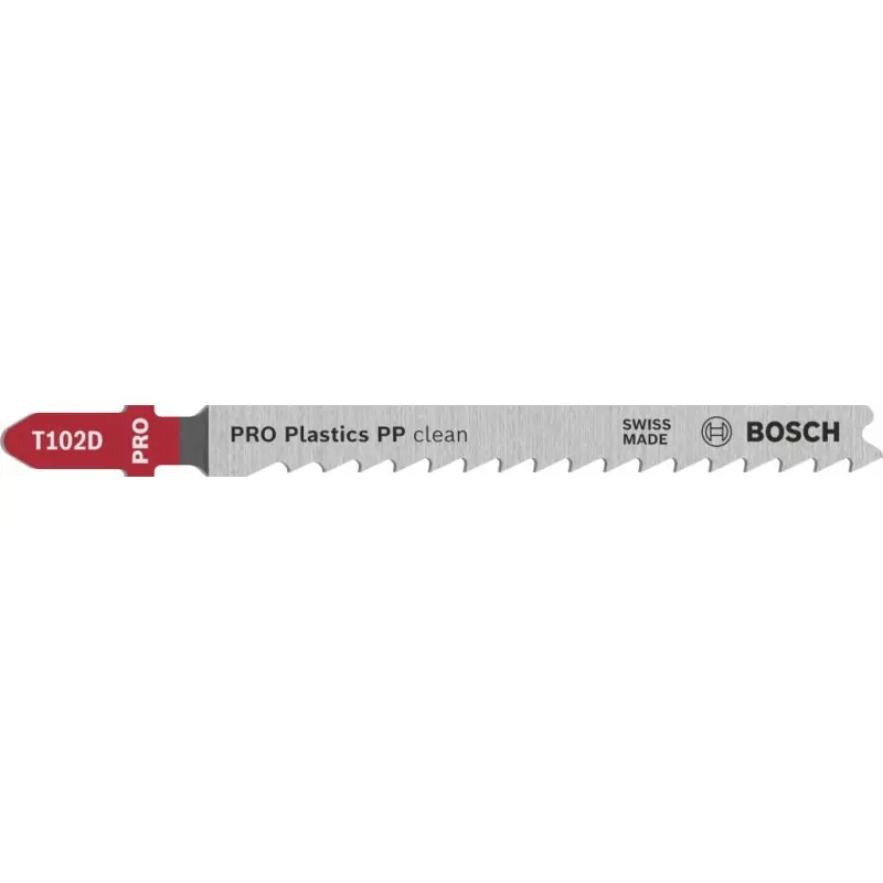 BOSCH PRO Plastics PP clean T102D Stichsägeblatt, 100 mm, 2-tlg. 2608665239 Schnäppchen