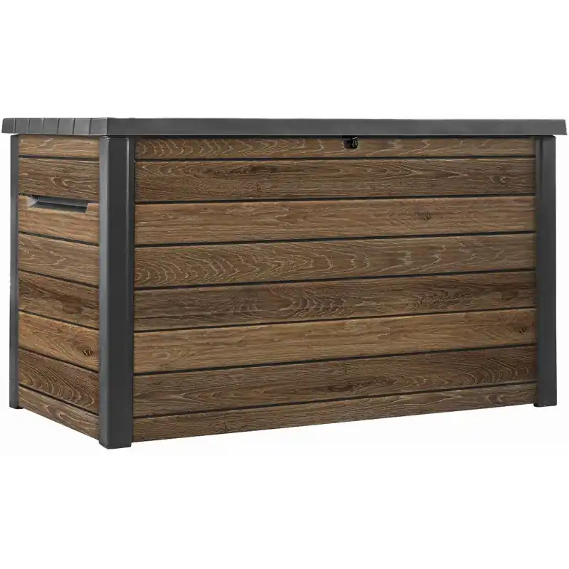 KETER DECO 870L Aufbewahrungsbox, 147 x 83 x 86 cm, Walnuss 17213847 Mega-Angebot