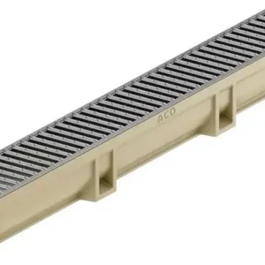 Sichere Zahlung ACO Self Euroline 2.0 Entwässerungsrinne 1 m, H=10 cm, mit Stahl verzinktem Rost 3003693