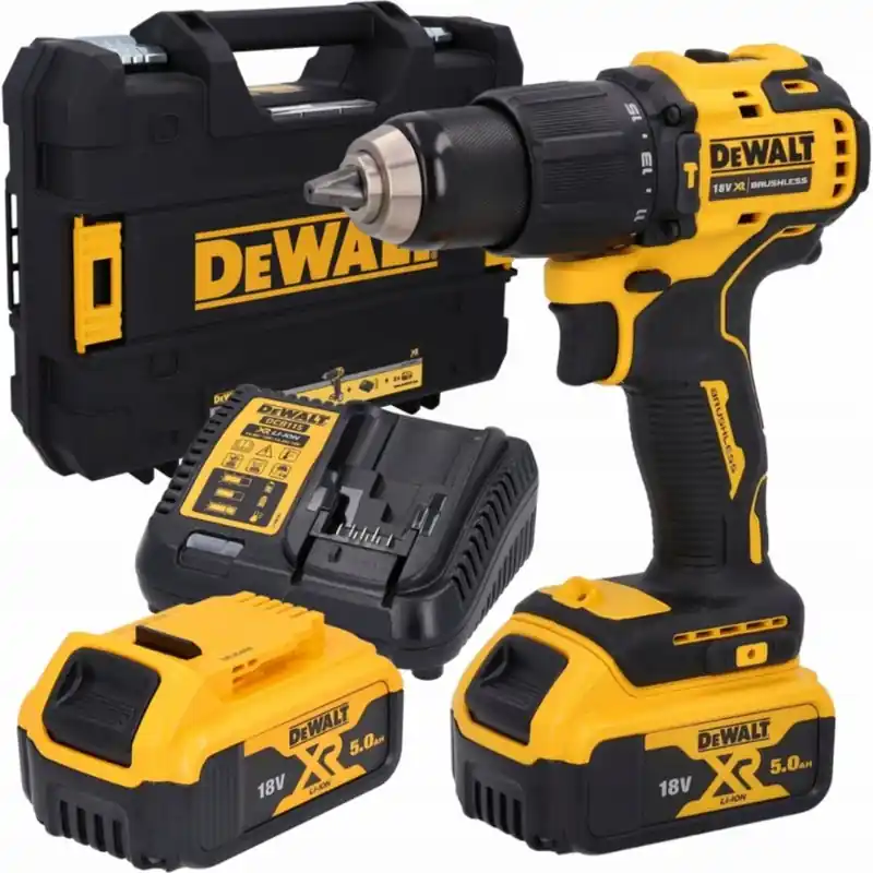 DeWALT DCD709P2T-QW Akku-Schlagbohrschrauber (65Nm/18V/2x5,0Ah) Tstak Meistverkauft