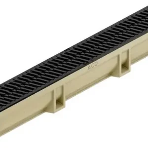 ACO Self Euroline 2.0 Entwässerungsrinne 1 m, H=10,4 cm, mit Gussrost B125 3003697 Zertifiziert