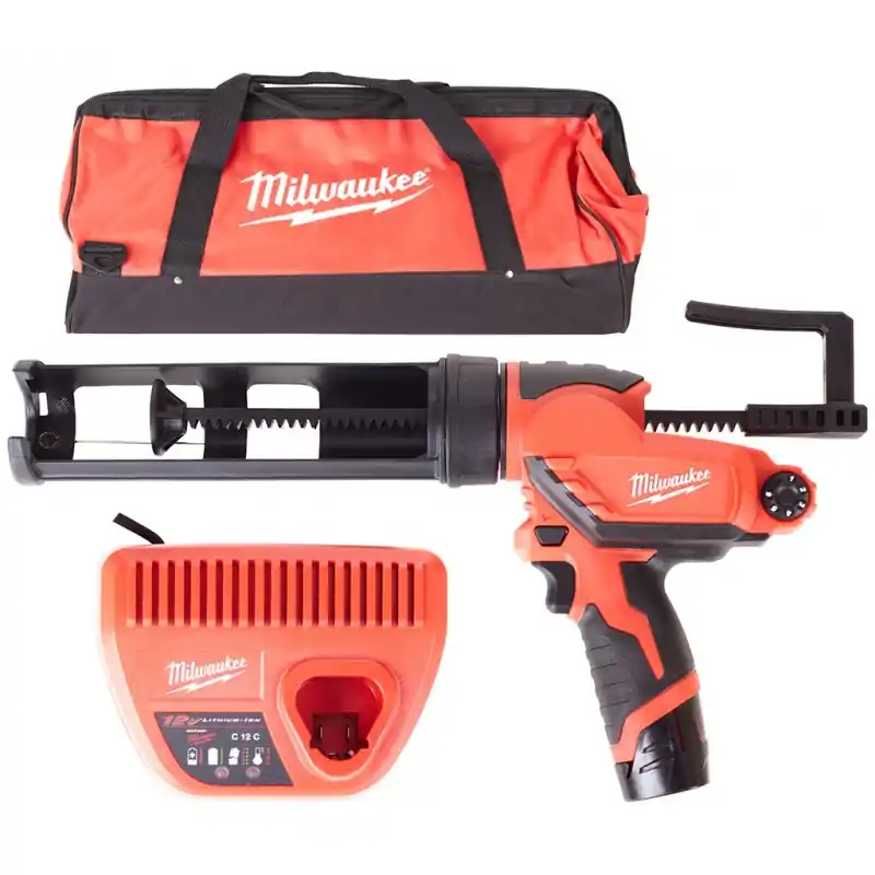 Milwaukee M12 PCG 310C-201B Kompakte Kartuschenpistole (310ml/12V/1x2,0Ah) 4933441655 Preis Gesenkt