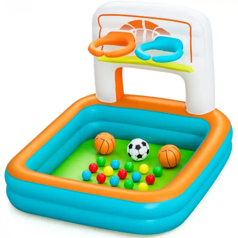 Direkt Vom Hersteller BESTWAY Kick ‘n Swish 3-in-1-Bällebad 120 x 107 x 84 cm 52728