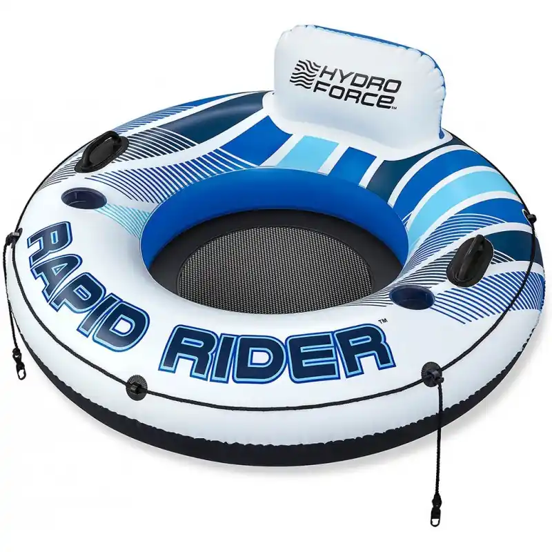 BESTWAY Hydro-Force Rapid Rider Schwimmring mit Rückenlehne 122 x 48,5 cm 43116 Sonderaktion