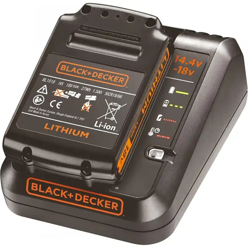 Black Decker BDC1A15-QW Starter-Kit Akku Li-Ion (18V/1x1,5Ah) + Ladegerät 1A Bestpreis