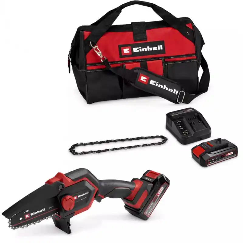 Sichere Zahlung Einhell GE-PS 18/15 Li Bag Kit Akku-Astkettensäge (18V/1x2,5 Ah) 4600043