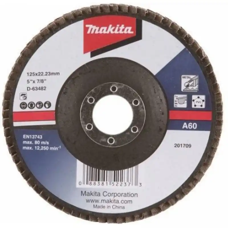 Solange Der Vorrat Reicht Makita D-63482 Fächerschleifscheibe 125mm A60