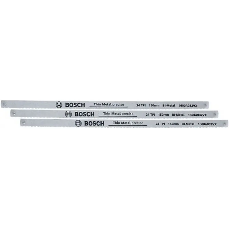 BOSCH Bügelsägeblätter 150 mm 24 TPI 3 Stück 1600A032UL Aktuell