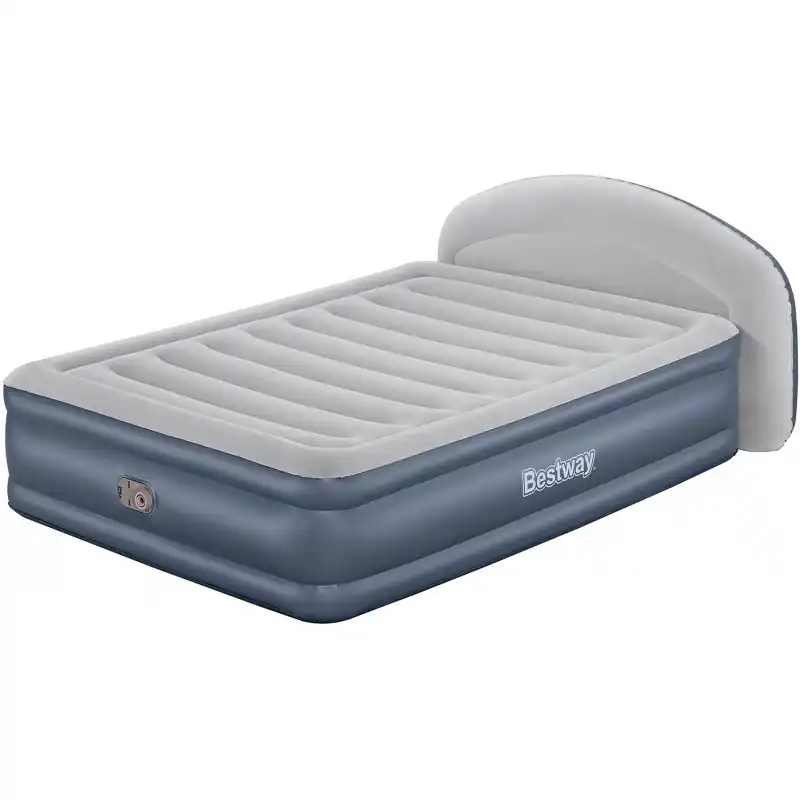 Nur Für Kurze Zeit BESTWAY TriTech Doppelluftbett mit integrierter Elektropumpe, 229 x 152 x 84 cm 671BD