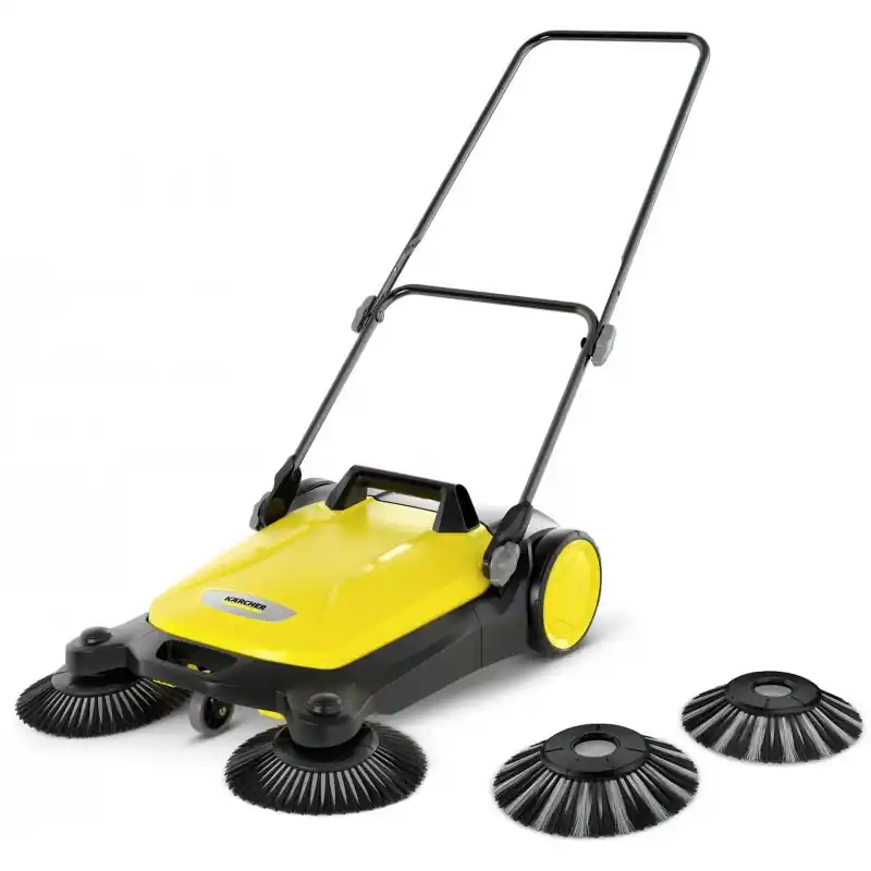 Neu Im Sortiment Kärcher S 4 Twin 2 in 1 Handkehrmaschine (68cm/2400m2/h) 1.766-365.0