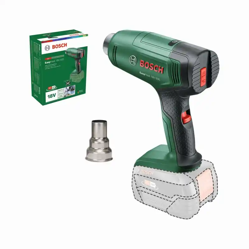 Finale Aktion BOSCH EasyHeat 500 Akku-Heißluftgebläse 06032A8000