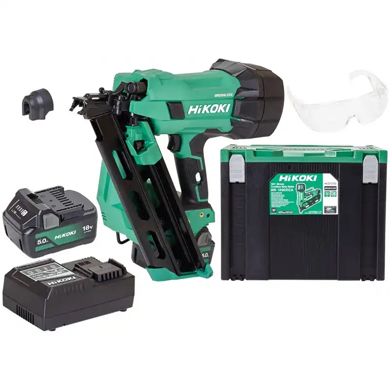Preiswert HiKOKI NR1890DCAWQZ Akku Streifennagler (18V/2x5,0Ah) HitBOX /Koffer