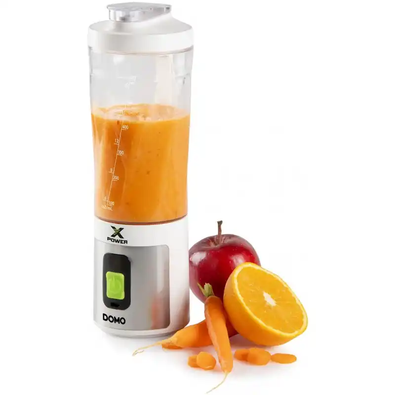 DOMO Akku-Smoothie-Mixer X-Power to go 120W, weiß DO752BL Kracherpreis