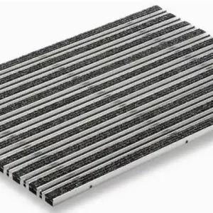 ACO Vario 2.0 Schuhabstreifermatte 100 x 50 cm, Rips mit Bürstenprofil, anthrazit 3008443 Begrenztes Angebot