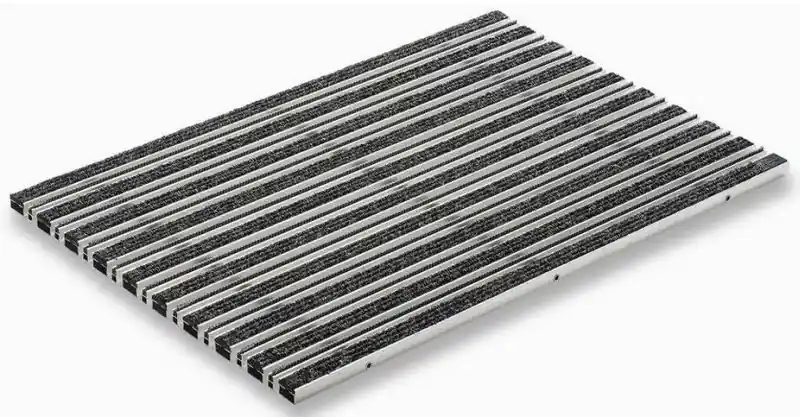 ACO Vario 2.0 Schuhabstreifermatte 100 x 50 cm, Rips mit Bürstenprofil, anthrazit 3008443 Begrenztes Angebot