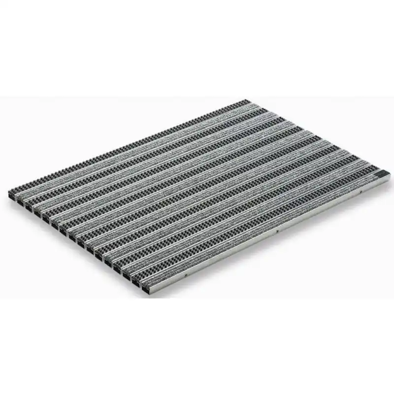 Sichere Zahlung ACO Vario 2.0 Schuhabstreifermatte 60 x 40 cm, Rips mit Cassettenbürsten, hellgrau 3008444