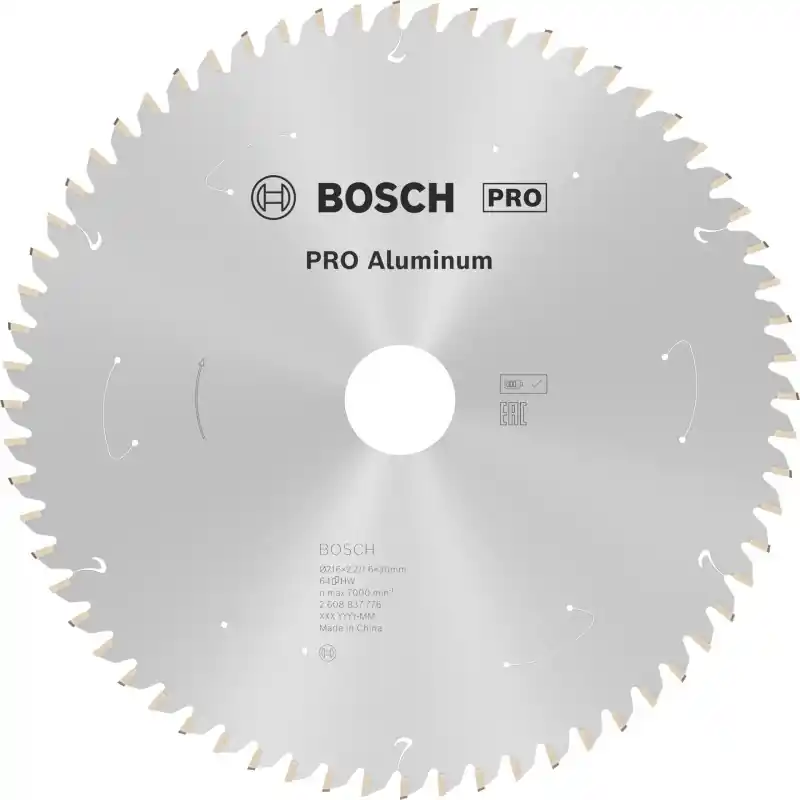 Sonderangebot BOSCH PRO Aluminium cordless Kreissägeblatt 216 × 2,2 × 30 mm 2608837776