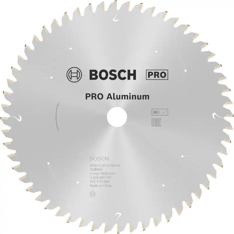Preiswert BOSCH PRO Aluminium cordless Kreissägeblatt, 184 x 2 x 16 mm 2608837767