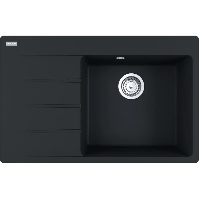 Neue Ware Franke Centro CNG 611-78 A, 780x500 mm, Küchenspüle, Fragranit, Black matt 114.0627.620