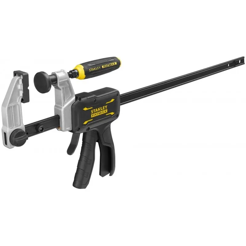 Nur Heute Stanley FMHT83007-0 FatMax Hybride Einhandzwinge mit Schraubgriff 450mm, 374kg