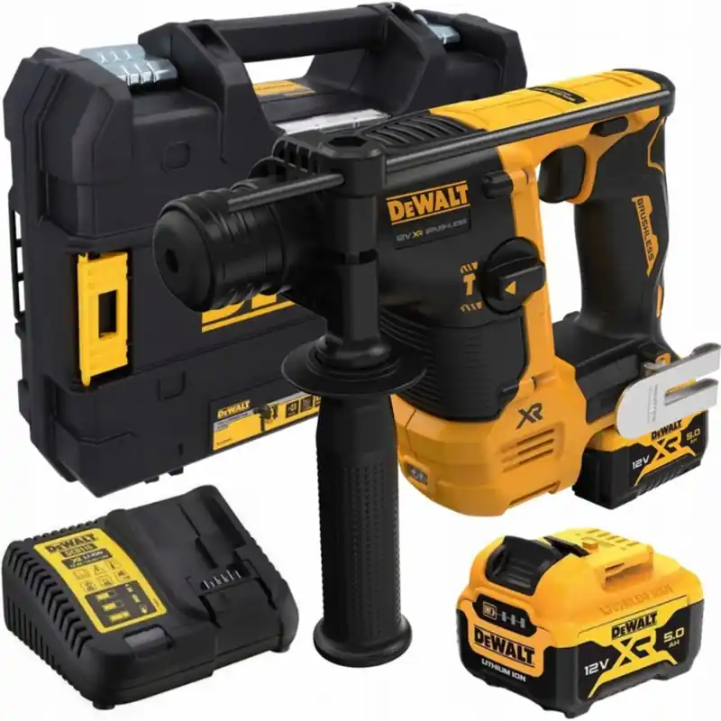DeWALT DCH072P2-QW Akku-Bohrhammer SDS-Plus (12V/2x5,0Ah) Tstak Geprüft