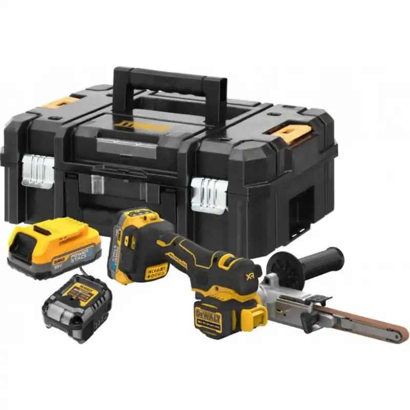 Nur Für Kurze Zeit DeWALT DCM200E2T-QW Doppelschleifmaschine XR (18V/2x1,7Ah PowerStack) im Tstak
