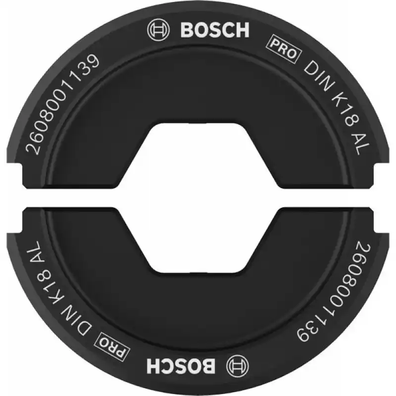 BOSCH PRO Presseinsatz, K18 AL, 70 mm2, Aluminium 2608001139 Sale