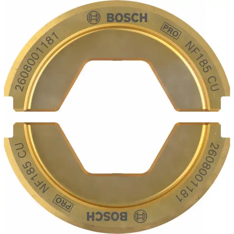 BOSCH PRO Presseinsatz, NF185 CU, 185 mm2, Kupfer 2608001181 Versand Am Gleichen Tag