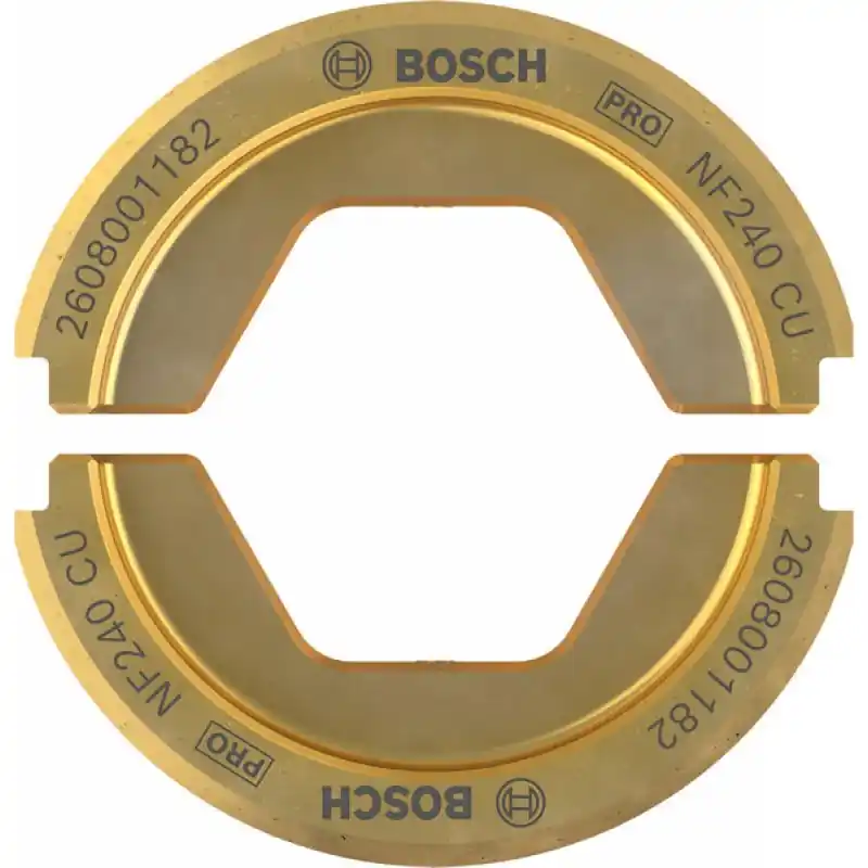 BOSCH PRO Presseinsatz, NF240 CU, 240 mm2, Kupfer 2608001182 Zertifiziert